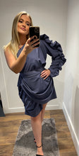 Load image into Gallery viewer, Ruffled One Sleeved Goddess Dress